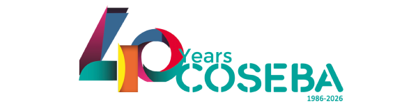 Logo 40 aniversario de Coseba