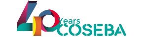 Logo 40 aniversario de Coseba
